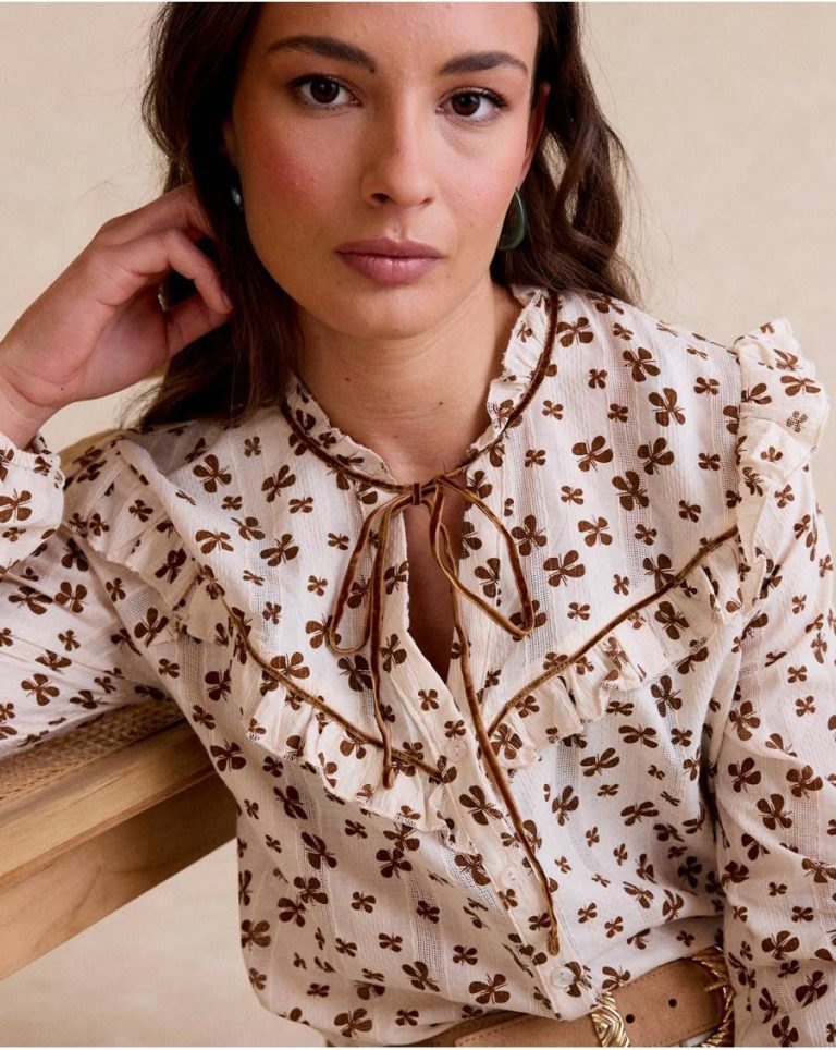 Blouses And Shirts Azucena Printed Blouse Women Polín Et Moi Raw - 3