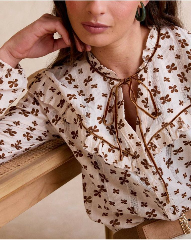 Blouses And Shirts Azucena Printed Blouse Women Polín Et Moi Raw - 4