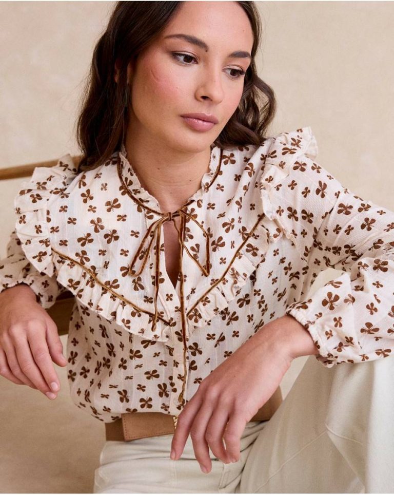 Blouses And Shirts Azucena Printed Blouse Women Polín Et Moi Raw - 5