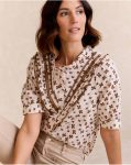 Blouses And Shirts Camel Polín Et Moi Women Astera Printed Blouse - 1