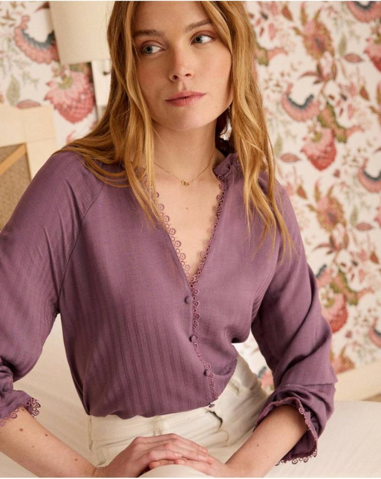 Blouses And Shirts Felisa Sleeve Shirt Mallow Polín Et Moi Women - 4