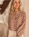 Blouses And Shirts Mariela Print Blouse Tile Polín Et Moi Women - 2