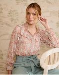 Blouses And Shirts Orian Ruffled Blouse Polín Et Moi Water Green Women - 3