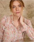 Blouses And Shirts Orian Ruffled Blouse Polín Et Moi Water Green Women - 4
