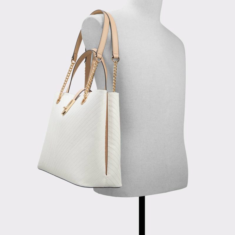 Bone Aldo Tote & Satchel Bags Women Iloronnx Bone Women's Tote & Satchel Bags - 4