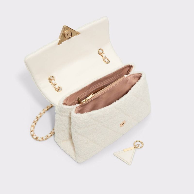 Bone Crossbody Bags Women Aldo Softshearlingx Bone Women's Crossbody Bags - 3