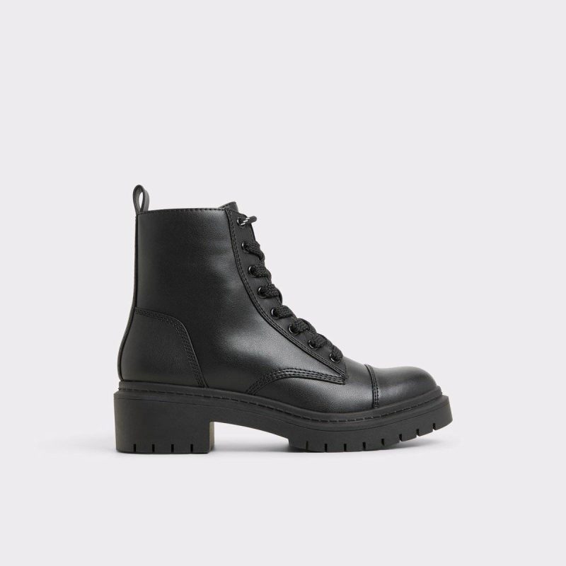 Boots Aldo Women Black Goer Black Women's Combat Boots - 1