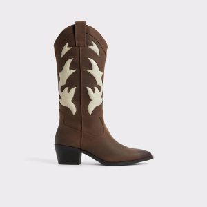 Boots Aldo Women Nebraska Royal Brown Women's Western And Cowboy Boots Royal Brown - 1