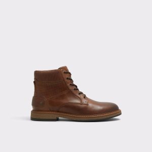Boots Men Aldo Cognac Halard Cognac Men's Lace-Up Boots - 1
