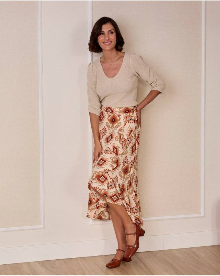 Bottoms Beige Giselle Africa Skirt Women Polín Et Moi - 5