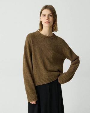 Bouclé Sweatshirt In Cotton-Blend Loungewear Women Clove Theory - 1