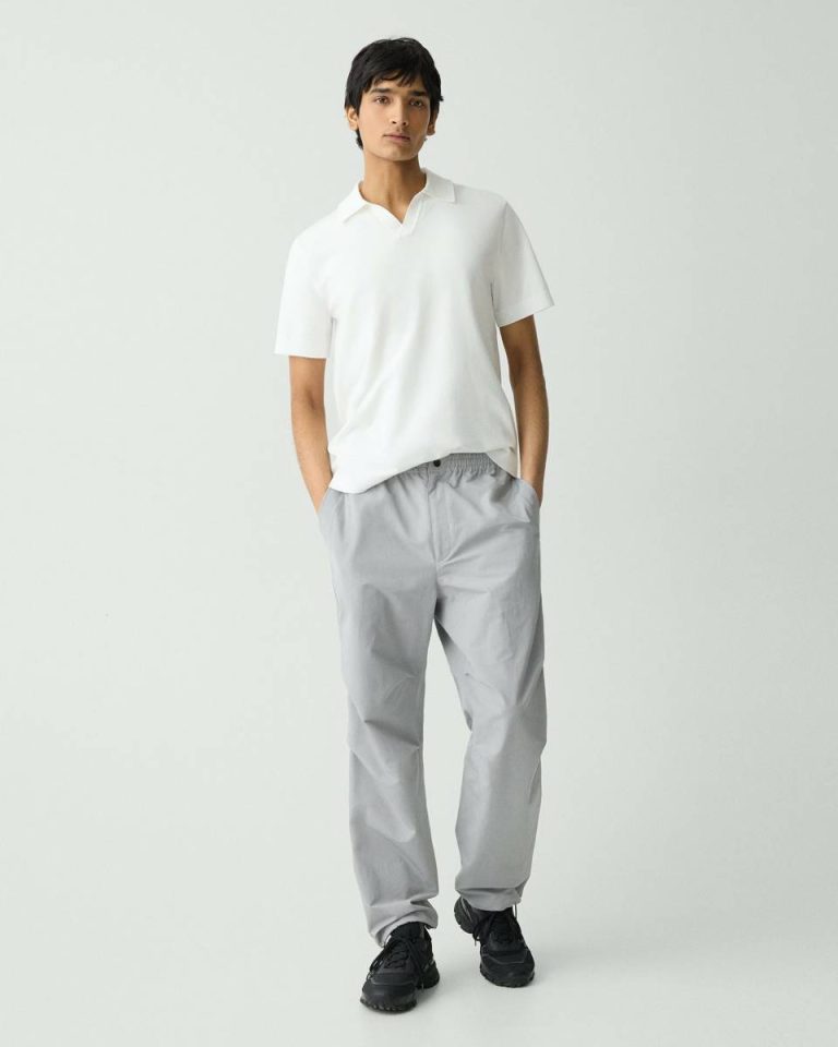 Brenan Polo Shirt In Light Bilen Sweaters + Cardigans White Theory Men - 5