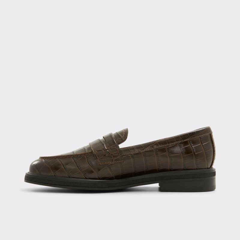 Brown Loafers & Oxfords Aldo Women Lededanten Brown Women's Loafers & Oxfords - 4