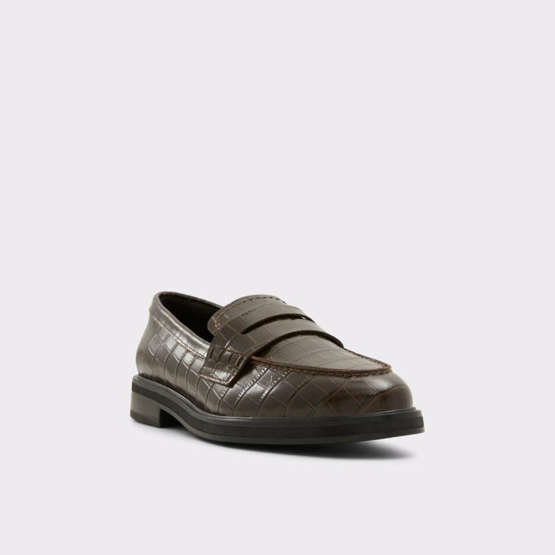 Brown Loafers & Oxfords Aldo Women Lededanten Brown Women's Loafers & Oxfords - 5