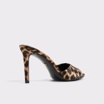 Brown Multi Aldo Anniebrilden Brown Multi Women's Heeled Mules Women Sandals - 2