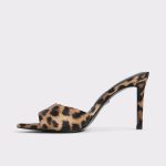 Brown Multi Aldo Anniebrilden Brown Multi Women's Heeled Mules Women Sandals - 3