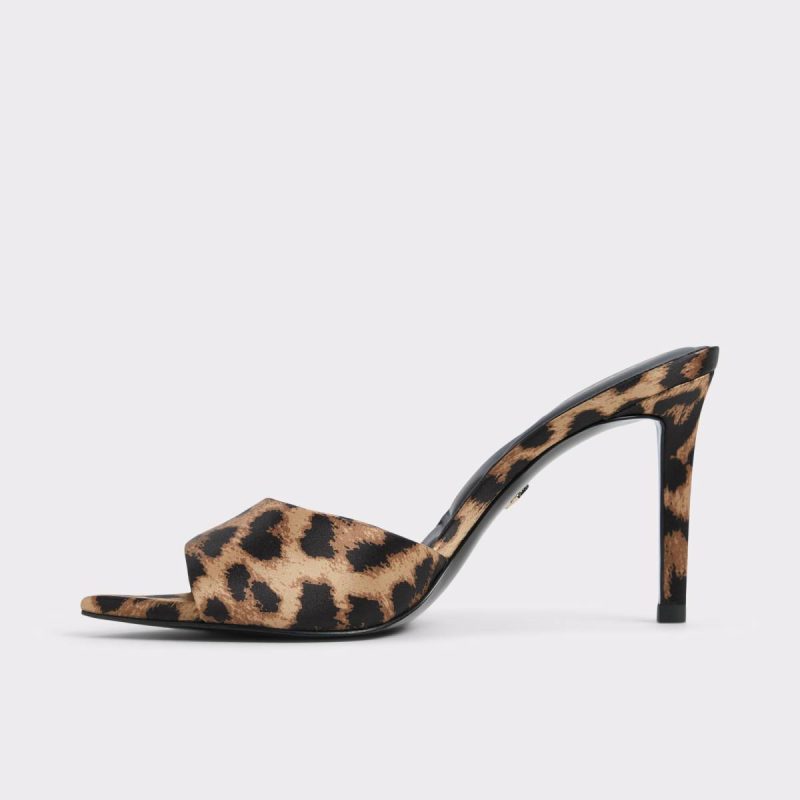 Brown Multi Aldo Anniebrilden Brown Multi Women's Heeled Mules Women Sandals - 3