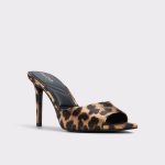 Brown Multi Aldo Anniebrilden Brown Multi Women's Heeled Mules Women Sandals - 4