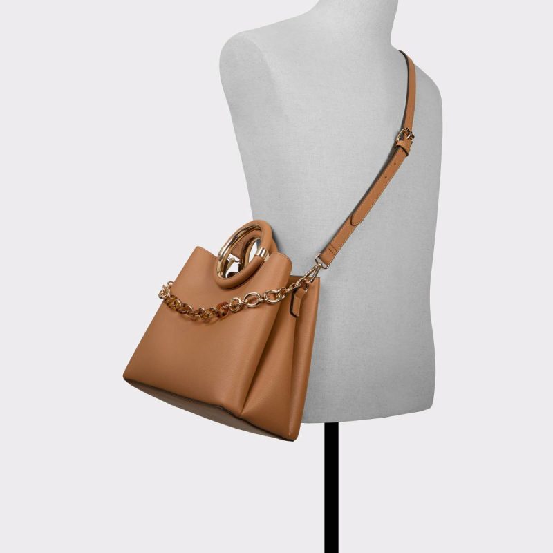 Camel Women Top Handle Bags Aldo Dovieex Camel Women's Top Handle Bags - 4