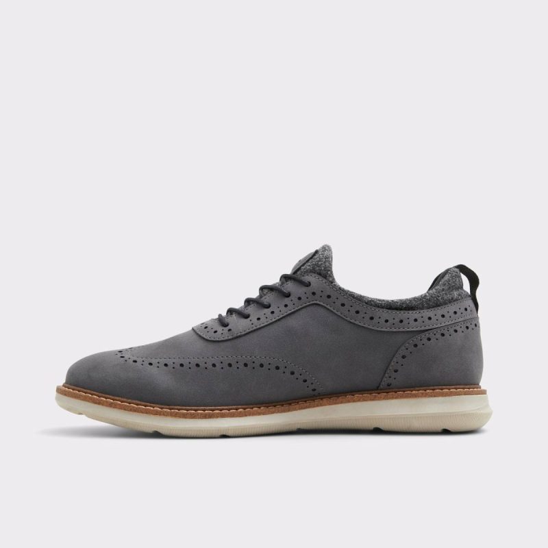 Casual Shoes Men Aldo Kalister Grey Men's Oxfords & Lace-Ups Grey - 3