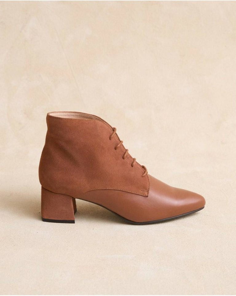 Cecilea Lace-Up Ankle Boots Women Footwear Polín Et Moi Makeup - 3