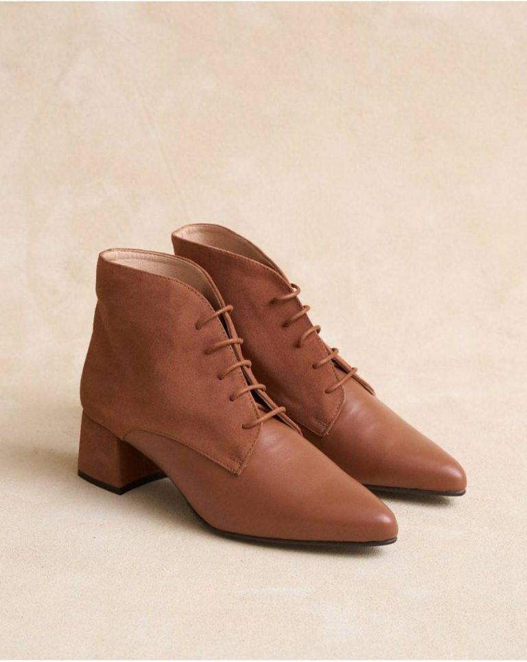 Cecilea Lace-Up Ankle Boots Women Footwear Polín Et Moi Makeup - 1