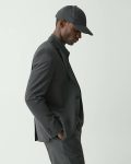 Charcoal Melange Clinton Blazer In Motion Wool Theory Blazers + Jackets Men - 2