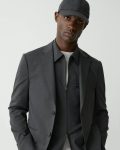 Charcoal Melange Clinton Blazer In Motion Wool Theory Blazers + Jackets Men - 4