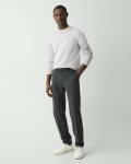 Charcoal Melange Curtis Drawstring Pant In Motion Wool Theory Men Pants - 2