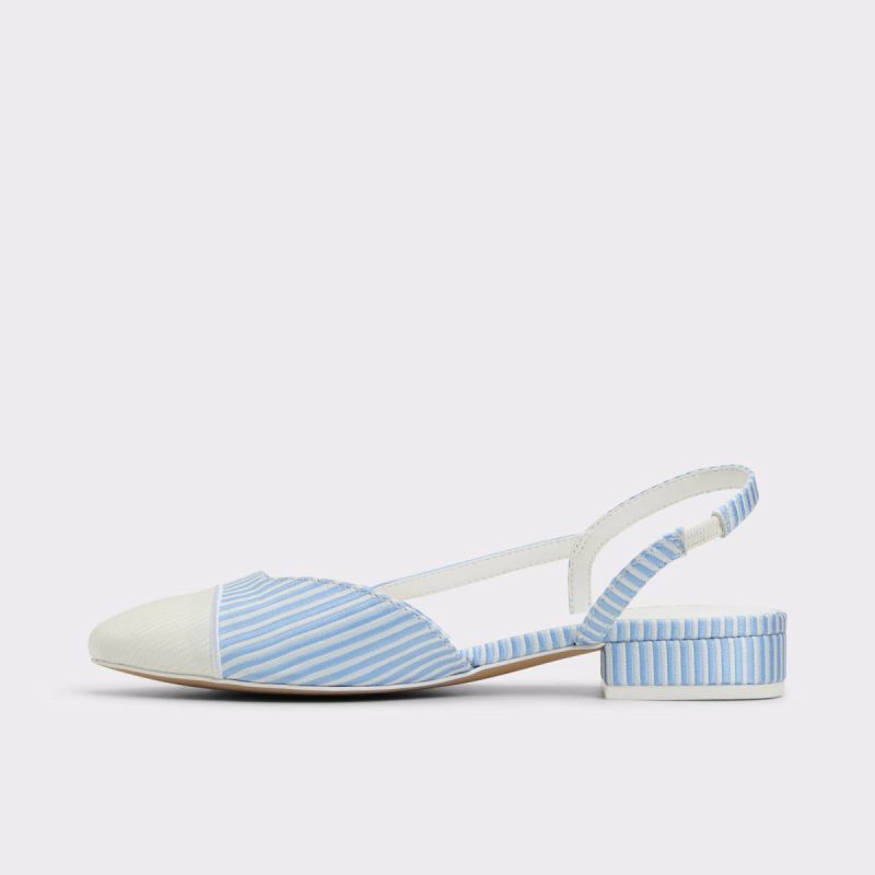 Clementinne Blue/White Combo Women's Ballet Flats Aldo Blue/White Combo Ballet Flats Women - 3