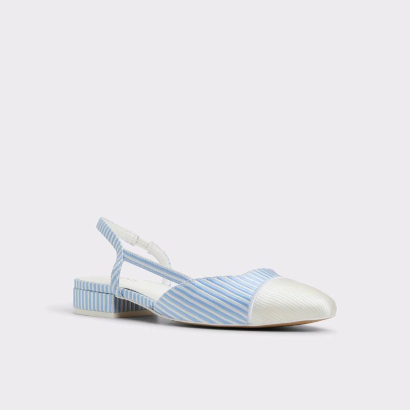 Clementinne Blue/White Combo Women's Ballet Flats Aldo Blue/White Combo Ballet Flats Women - 4