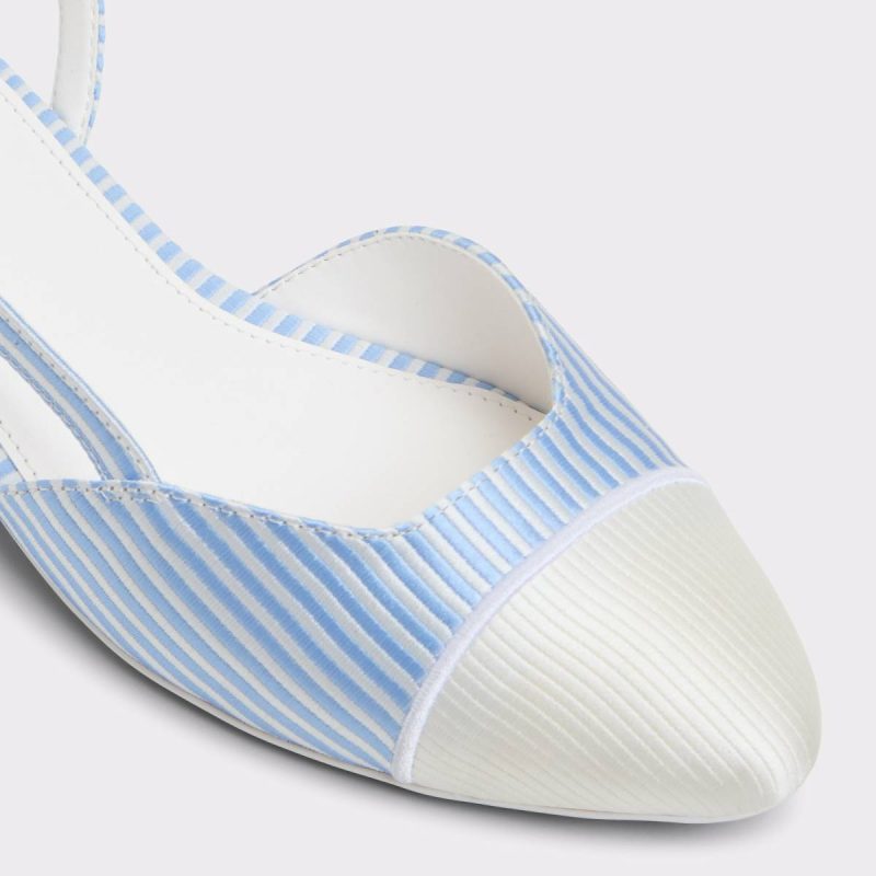 Clementinne Blue/White Combo Women's Ballet Flats Aldo Blue/White Combo Ballet Flats Women - 5