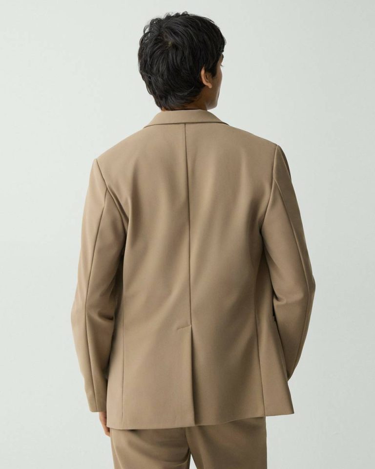 Clinton Blazer In Precision Ponte Theory Blazers + Jackets Men Walnut - 3