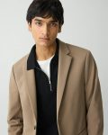 Clinton Blazer In Precision Ponte Theory Blazers + Jackets Men Walnut - 4