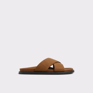Cognac Aldo Marrin Cognac Men's Slides Men Sandals & Slides - 1