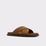 Cognac Aldo Marrin Cognac Men's Slides Men Sandals & Slides - 4