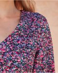 Cortia Babydoll Dress Polín Et Moi Women Purple Dresses - 2