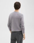 Crewneck Sweater In Regal Wool Sweaters + Cardigans Men Cool Heather Grey Theory - 3