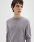 Crewneck Sweater In Regal Wool Sweaters + Cardigans Men Cool Heather Grey Theory - 4