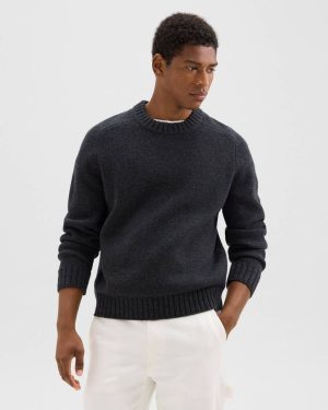 Crewneck Sweater In Wool-Cashmere Sweaters + Cardigans Men Pestle Melange Theory - 1