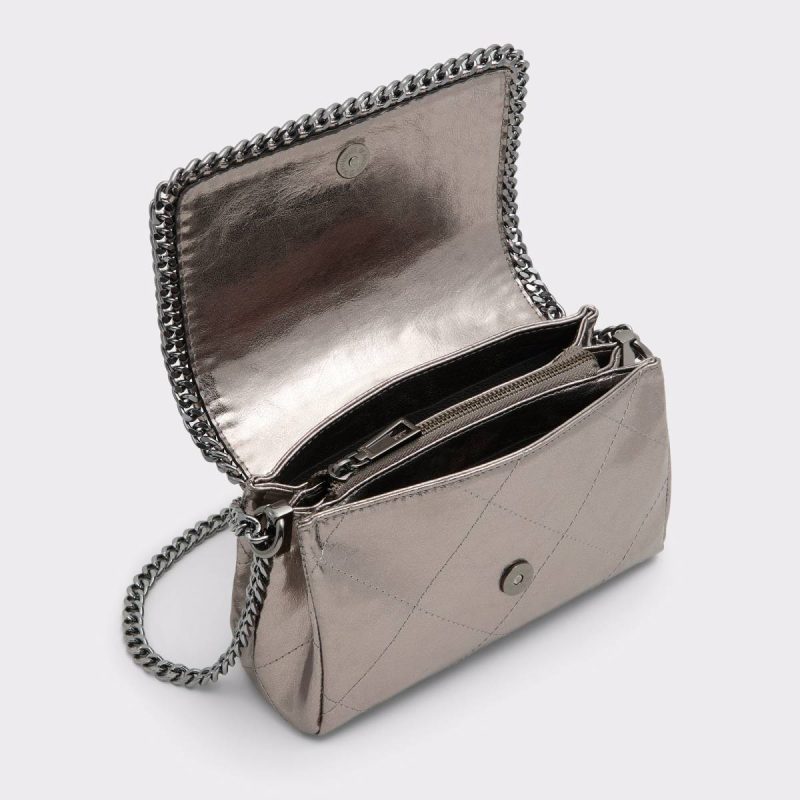 Crossbody Bags Aldo Pewter Women Kayleyyx Pewter Women's Crossbody Bags - 3