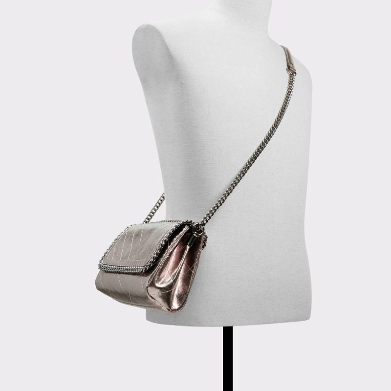 Crossbody Bags Aldo Pewter Women Kayleyyx Pewter Women's Crossbody Bags - 4