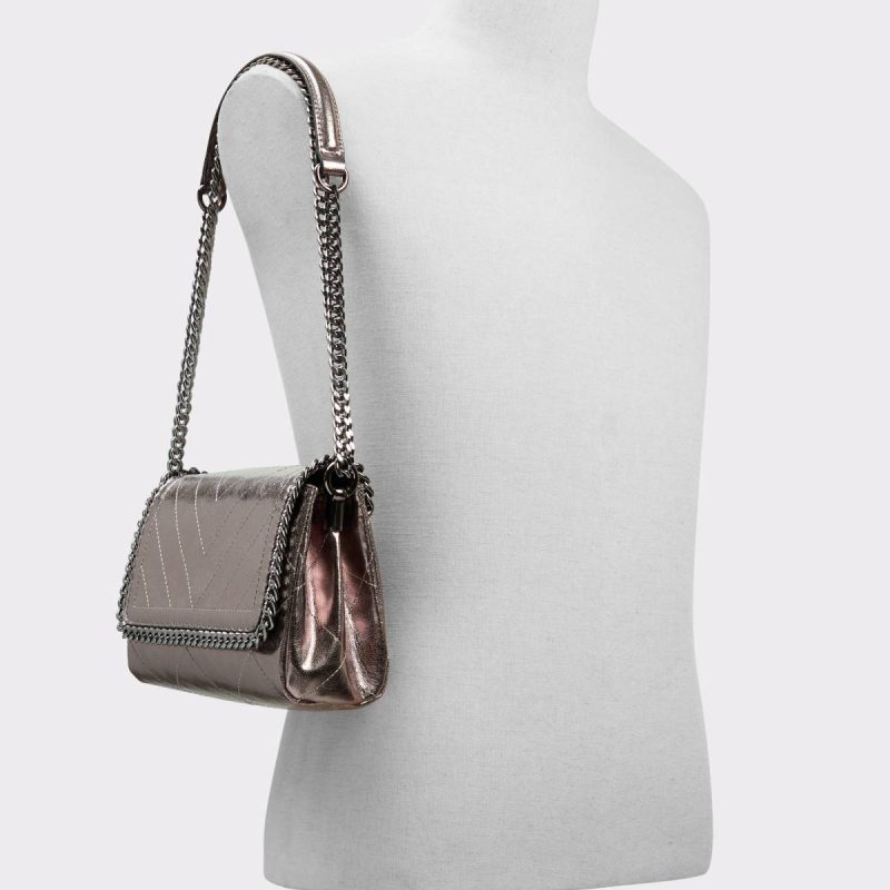 Crossbody Bags Aldo Pewter Women Kayleyyx Pewter Women's Crossbody Bags - 5