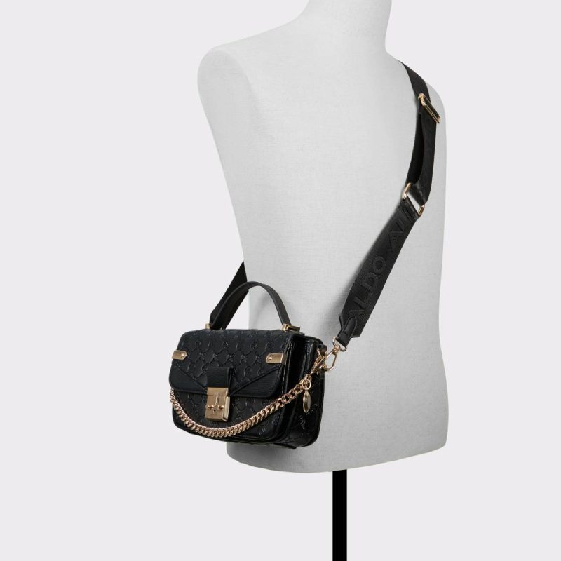 Crossbody Bags Women Aldo Black Dallannax Black Women's Crossbody Bags - 4