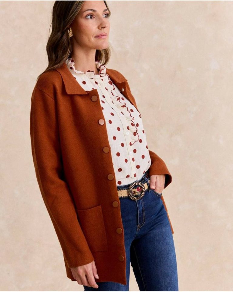 Cuca Pocket Coat Polín Et Moi Tops Women Leather - 2
