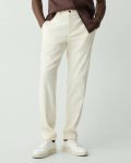 Curtis Drawstring Pant In Good Linen Pants Men Theory Eggshell - 4