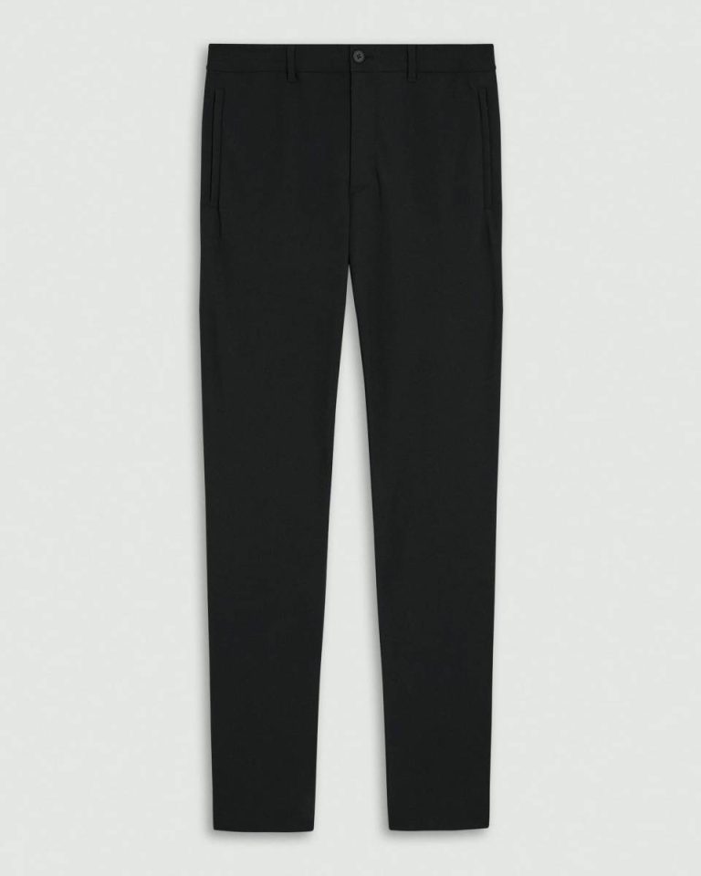 Curtis Drawstring Pant In Precision Ponte Theory Pants Men Black - 5