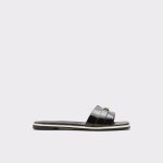 Darine Black Women's Flat Sandals Women Sandals Aldo Black - 1