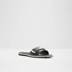 Darine Black Women's Flat Sandals Women Sandals Aldo Black - 4