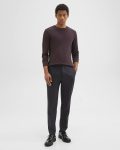 Dark Navy Pants Larin Drawstring Pant In Stretch Flannel Men Theory - 2